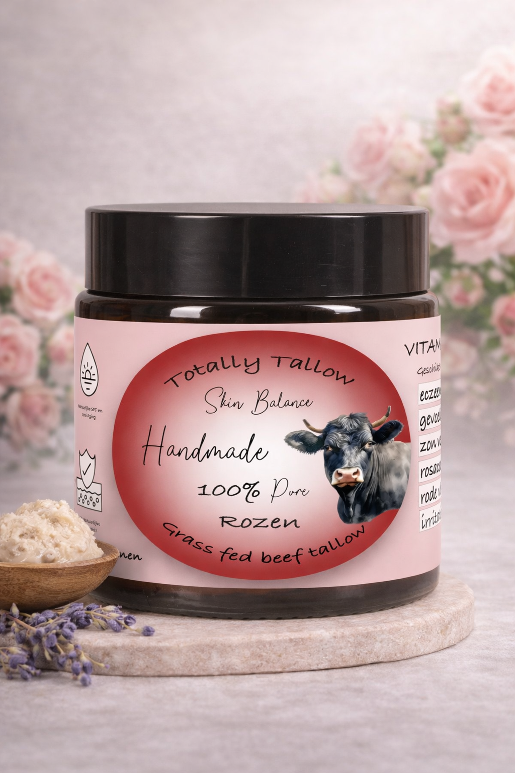 100% Natuurlijke Dag- en Nachtcrème met Frankincense en rozenolie- Grasgevoerd - 60 ml